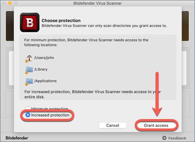 installer Bitdefender Virus Scanner