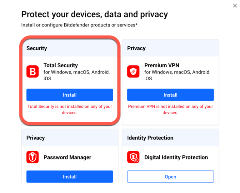 Comment installer la solution de sécurité Bitdefender sur Windows