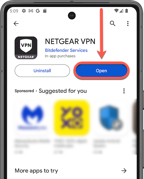 Installer Netgear vpn android - Ouvrir